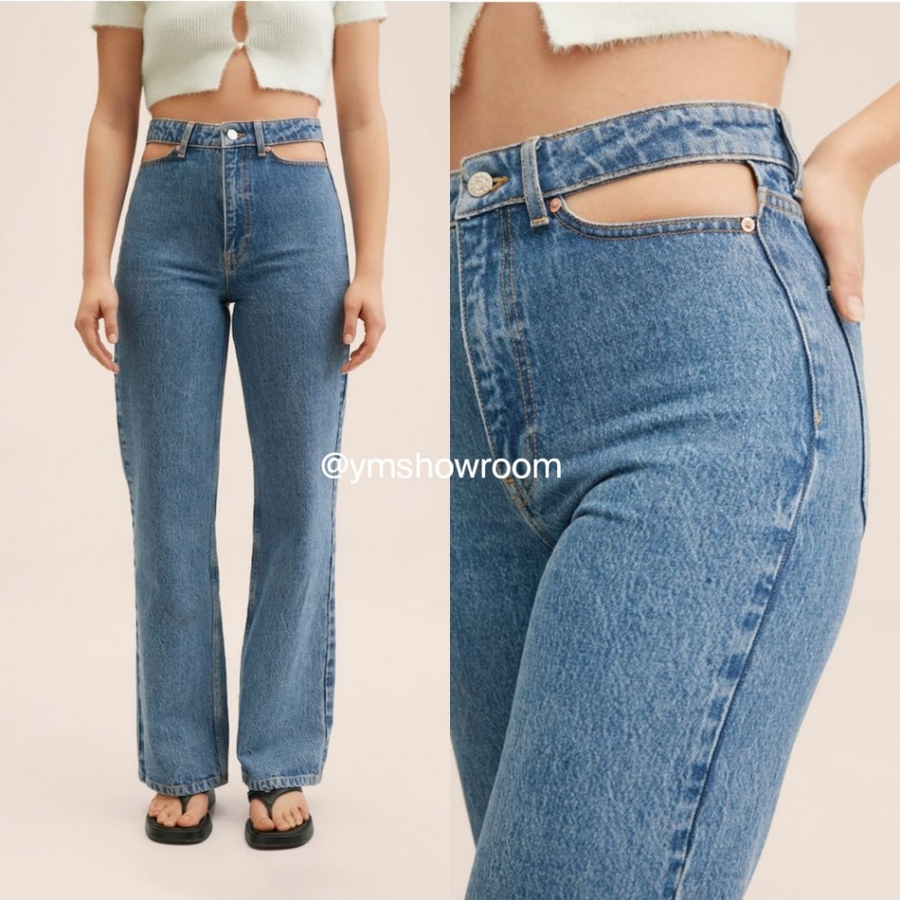 MANGO CUT-OUT jeans